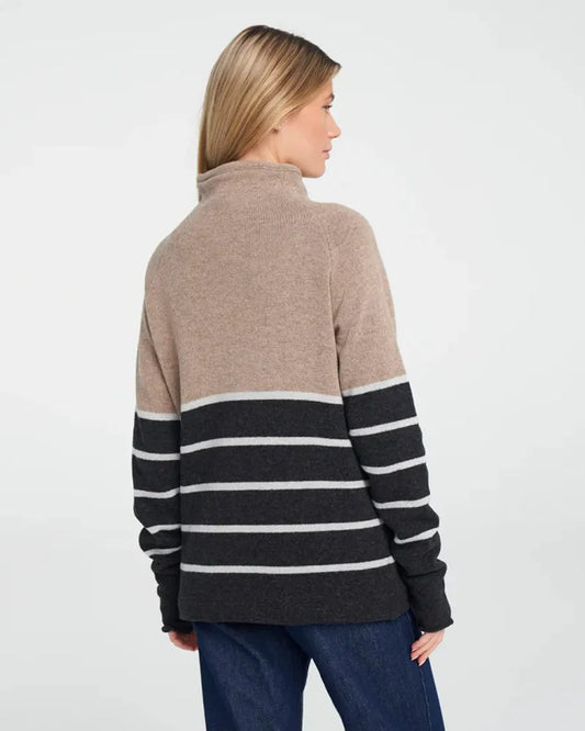Martina Knitted Windproof, Khaki/Multicolour