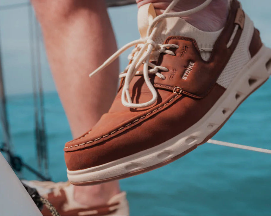 Strike Silvertip Boat Shoe - Brown