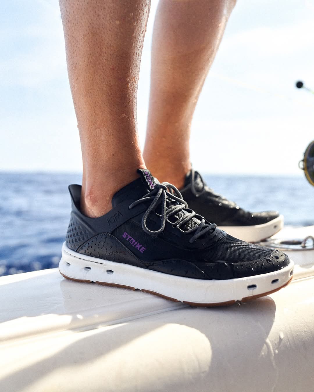 Strike Bluefin Lace Sneaker - Black