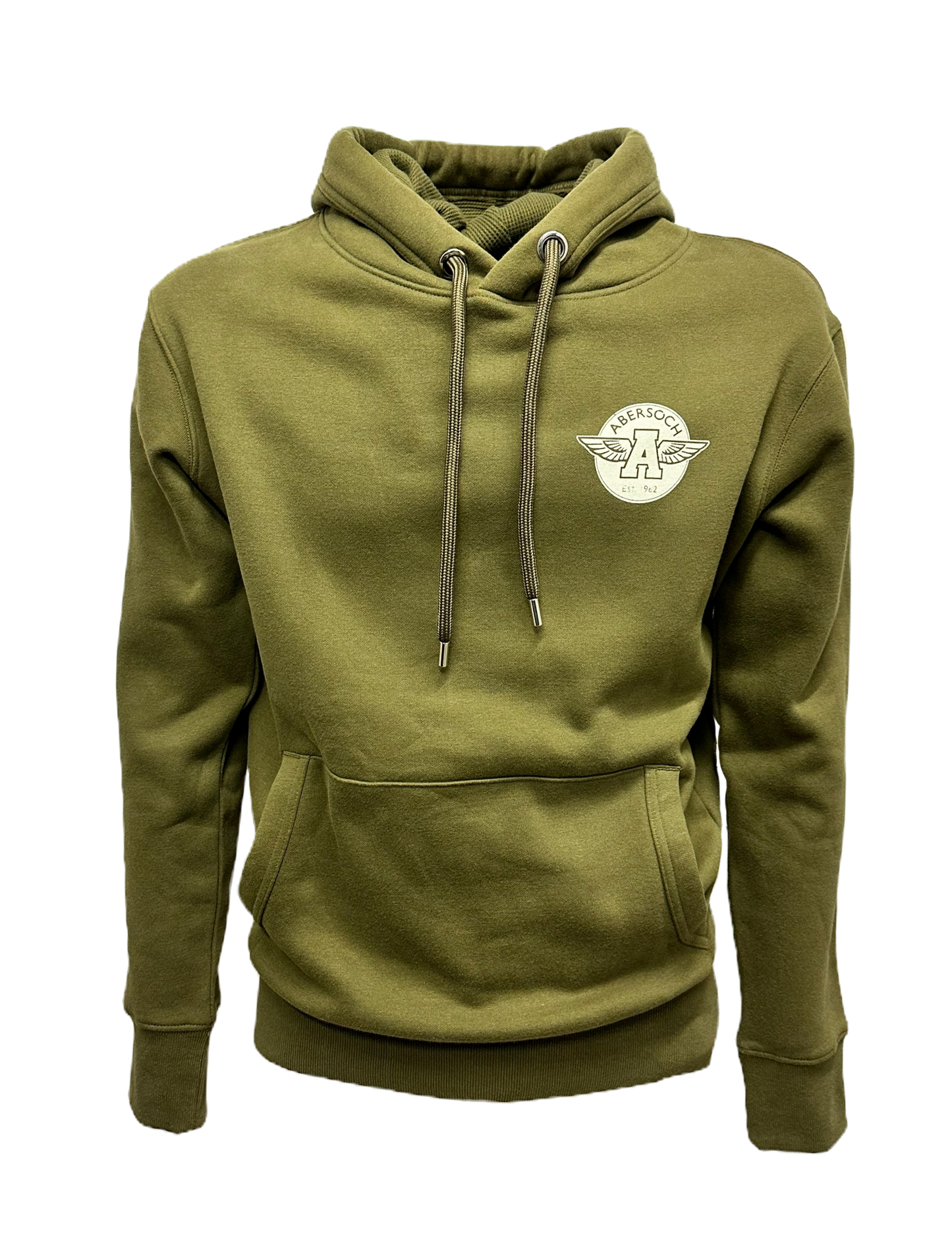 Cyd-drefniant Cefnfor Cotwm Organig Hoodie, Llwyd