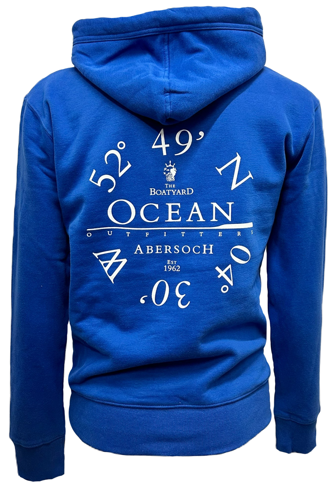 Organig Cotton Ocean Co-Ord Design Hoodie, Royal