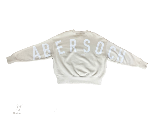 Abersoch Back Print Sweatshirt, Cream