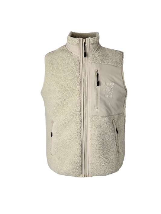 Sherpa Fleece Gillet, Cream