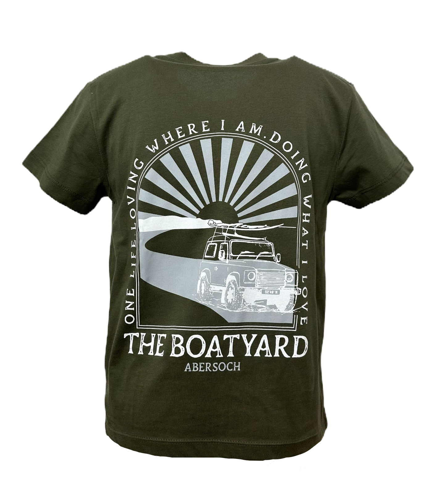 Off roader Design T-shirt, Khaki