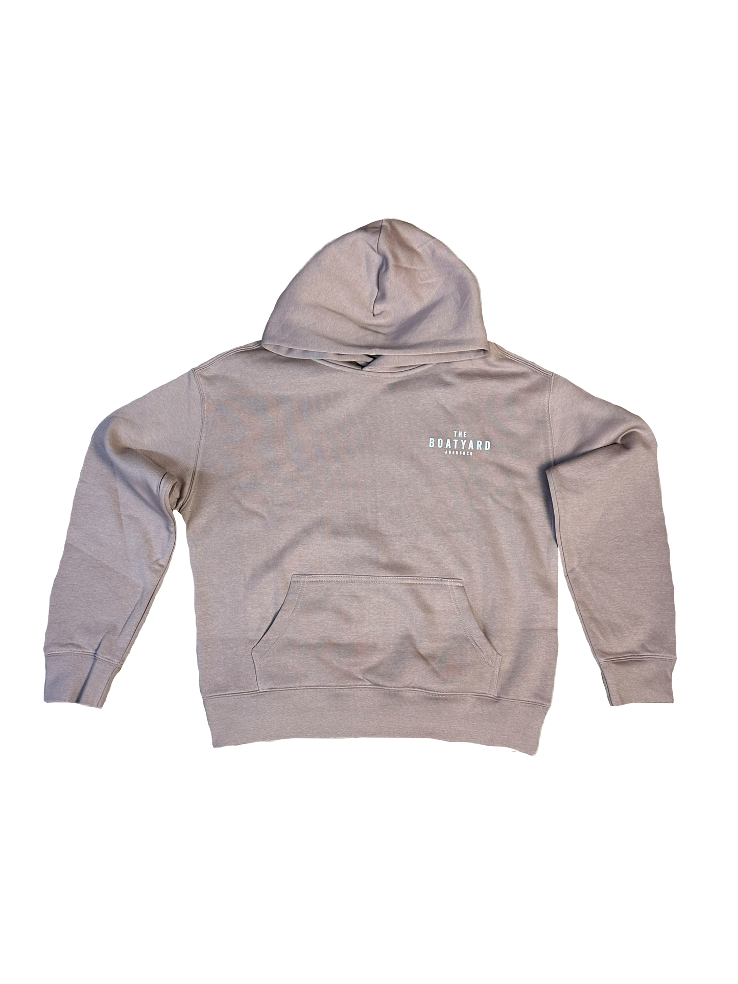 Abersoch Back Print Hoodie, Dusky Rose