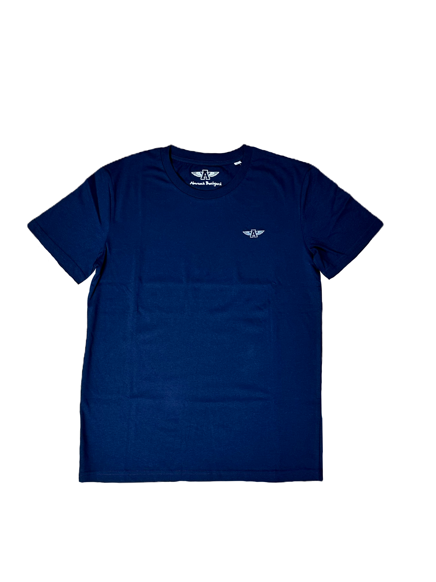 Organic cotton Embroidered T-shirt, Navy