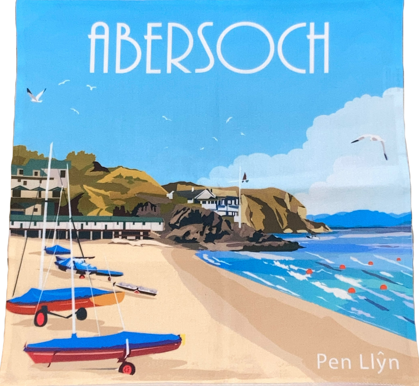 Abersoch Beach Beach Towel