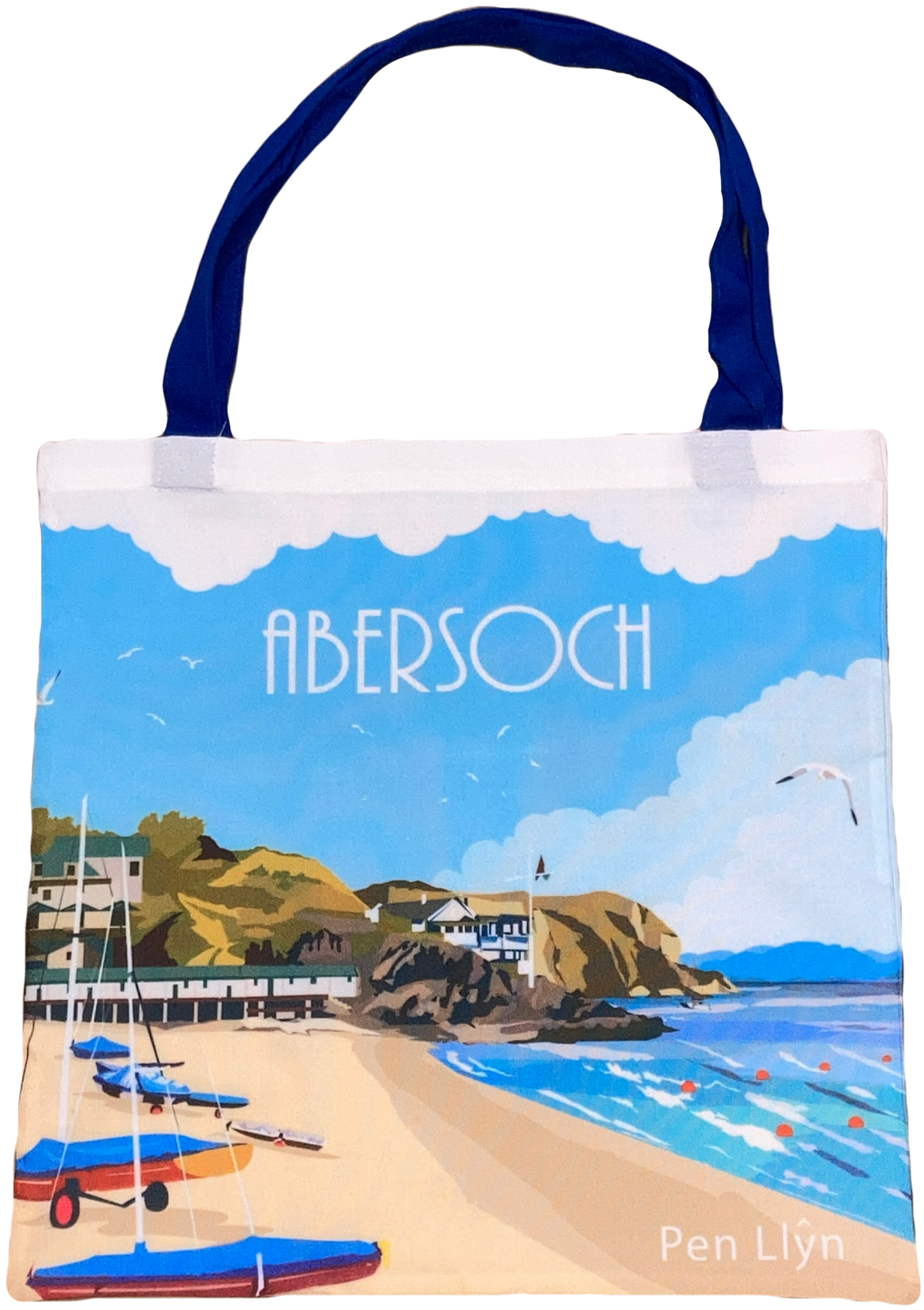 Abersoch Beach Tote Bag