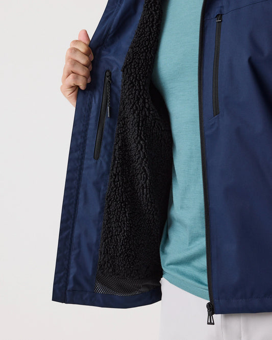 Henri Lloyd Men's Polar Breeze Hooded Jacket - Navy Blue