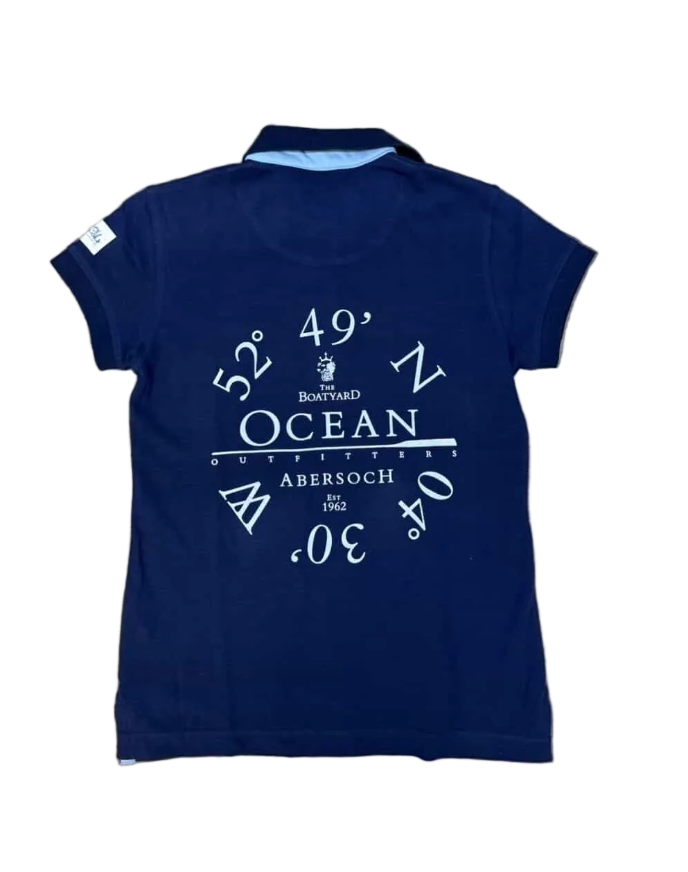 Lazy Jacks Ocean Co-Ord Design Polo, Navy