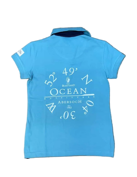 Lazy Jacks Ocean Co-Ord Design Polo, Spearmint