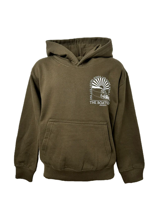 Off roader Design Hoodie, Khaki