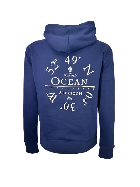 Organig Cotton Ocean Co-Ord Design Hoodie, Royal