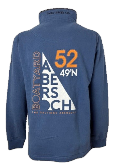 Lazy Jacks Sail Design 1/4 Zip Sweatshirt, Storm