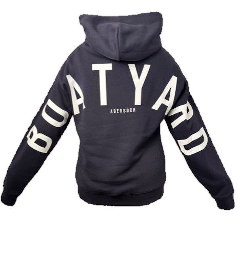 MEN'S Boatyard Back Print Hoodie, Navy