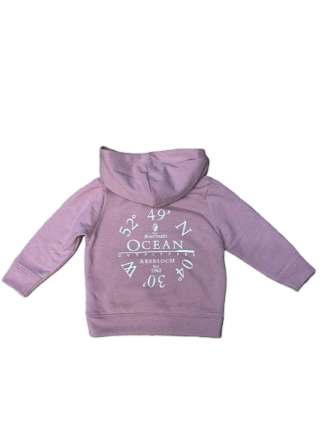 Ocean Co-Ord Design Baby Hoodie, Pink