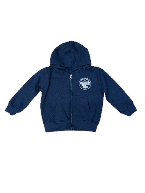 Salt Water Tribe Design Baby Hoodie, Navy