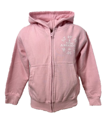Ocean Co-ord Design Full Zip Hoodie, Pink