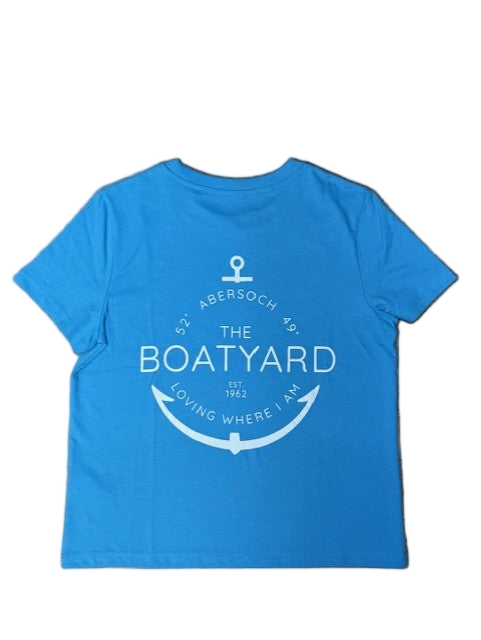 Anchor T-shirt, Turquoise