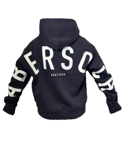 Abersoch Back Print Hoodie, Navy women