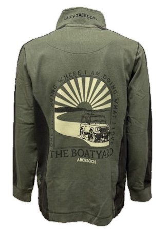 Lazy Jacks1/4 Zip Pique Sweatshirt, Khaki