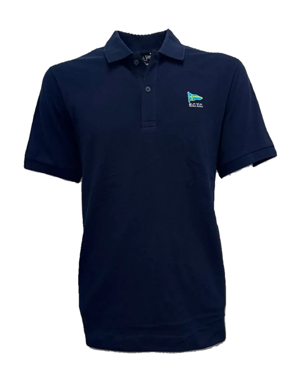 SCYC Embroidered Polo, Navy