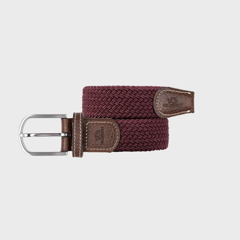 MENS elastic woven BILLYBELT, Wine
