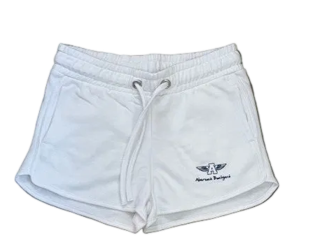 Flying A Design Shorts, White