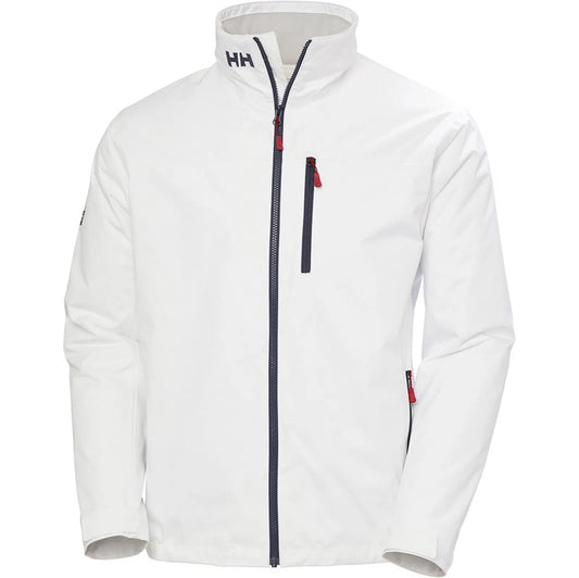 Helly Hansen Mens Crew Midlayer Hooded Jacket, White