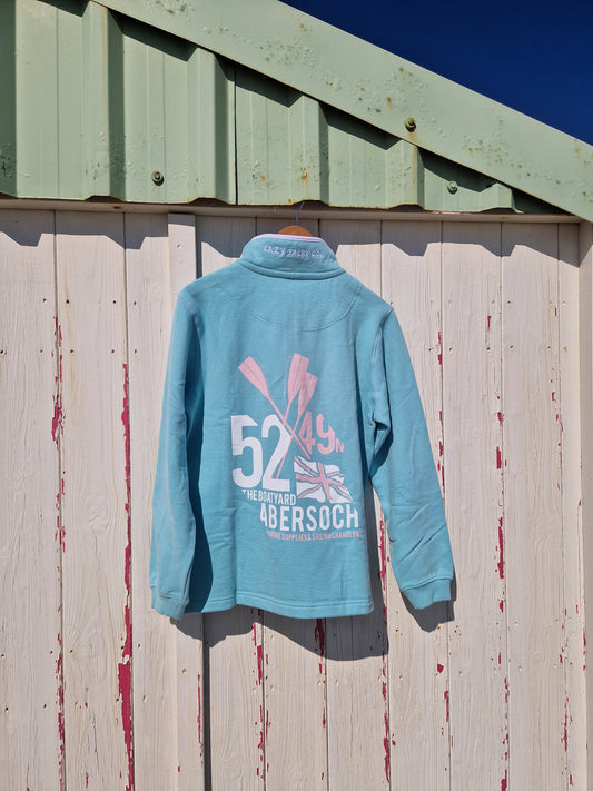 Lazy Jacks Pins Up Design Sweatshirt, Peppermint