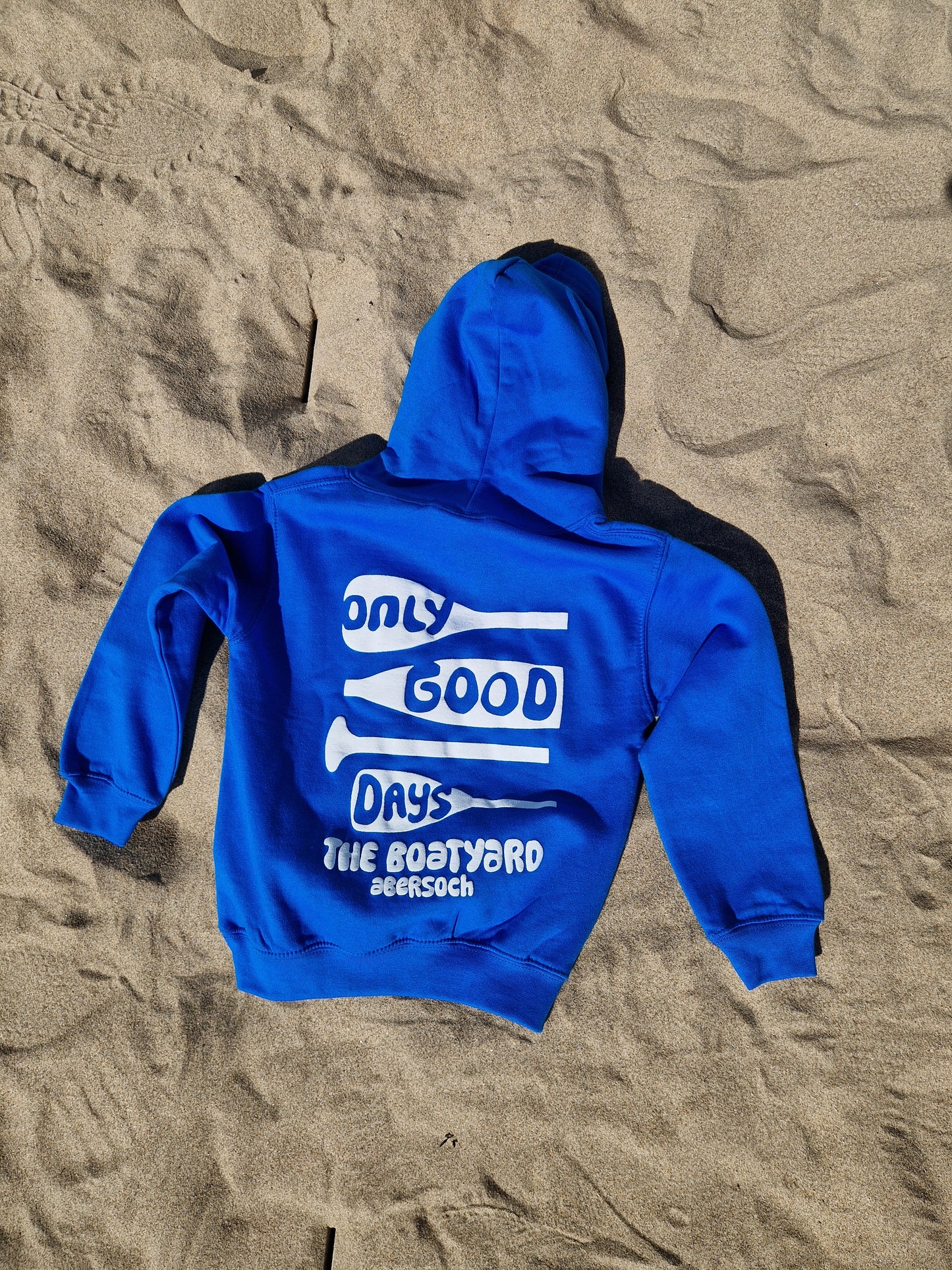 Only Good Days Design Hoodie, Bright Blue