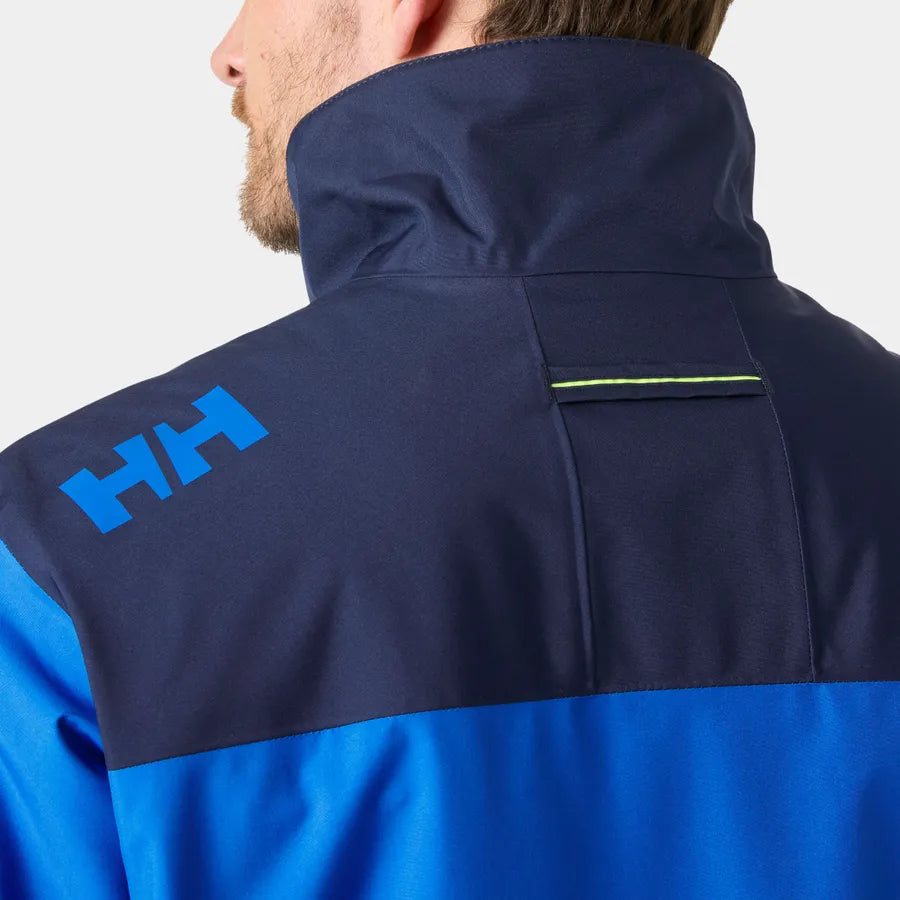 Helly Hansen Mens Criw Midlayer Hooded Jacket, Deep Fjord