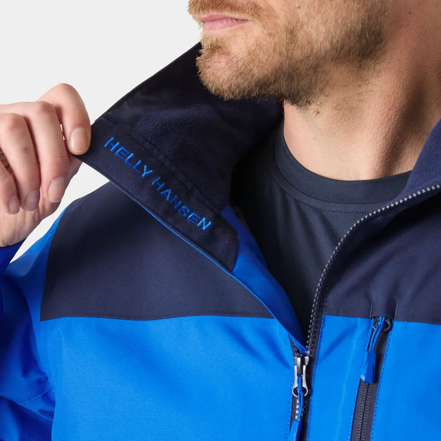 Helly Hansen Mens Criw Midlayer Hooded Jacket, Deep Fjord