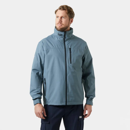 Helly Hansen Mens Crew Midlayer Hooded Jacket, Washed Navy (new)