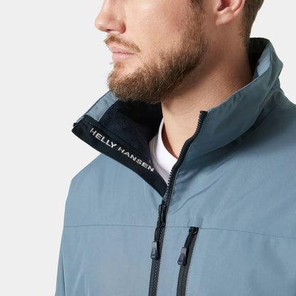 Helly Hansen Mens Crew Midlayer Hooded Jacket, Washed Navy (new)
