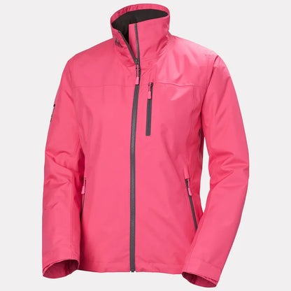 Helly Hansen Womens Crew Midlayer Hooded Jacket, Hot Pink (new)