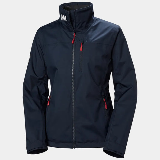 Helly Hansen Womens Crew Midlayer Hooded Jacket, Navy