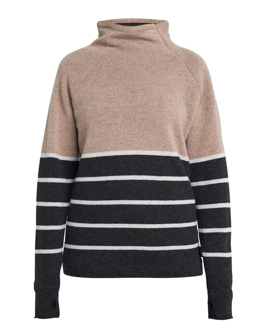 Martina Knitted Windproof, Khaki/Multicolour