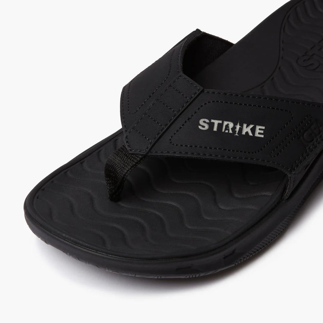 Strike Narrowtooth Flip Flop Black