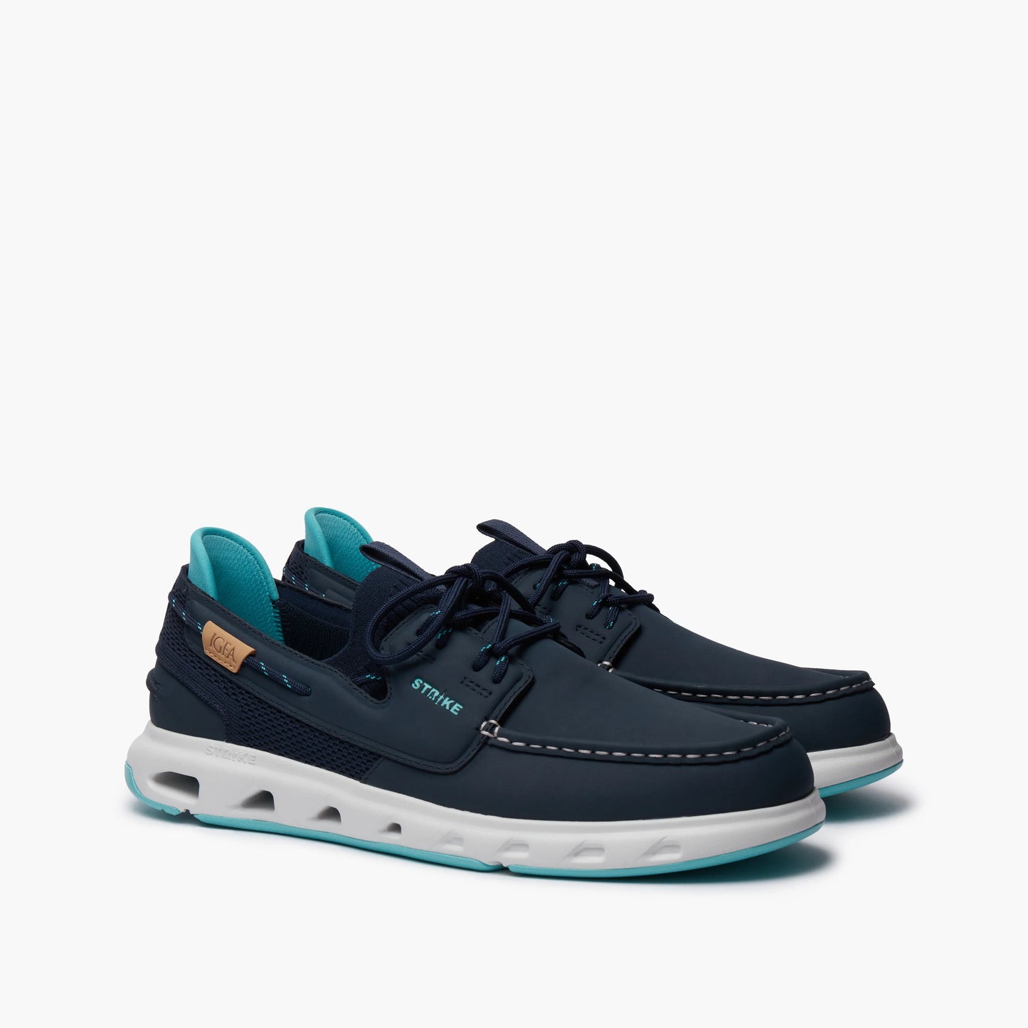 Strike Silvertip Boat Shoe - Navy