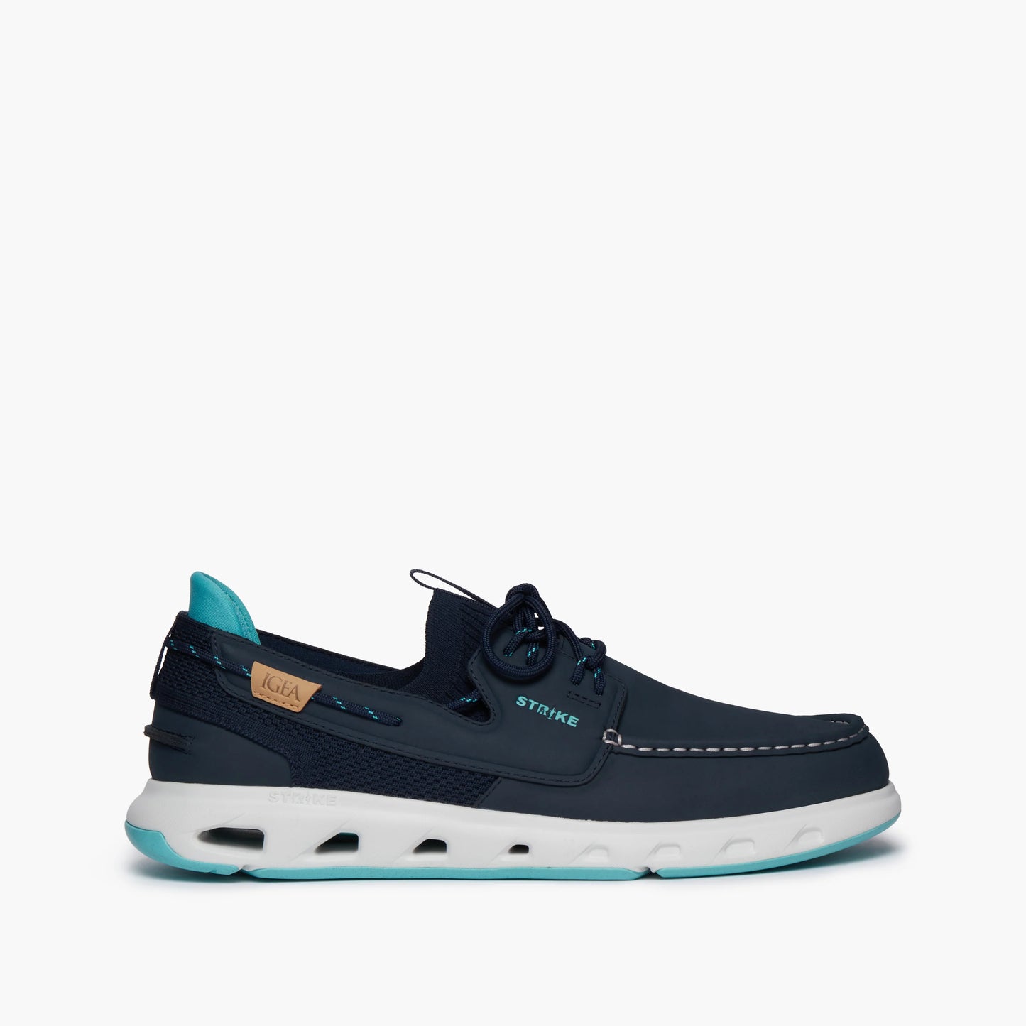 Strike Silvertip Boat Shoe - Navy