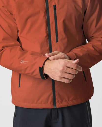 Henri Lloyd Men's Polar Breeze Hooded Jacket - Burnt Orange