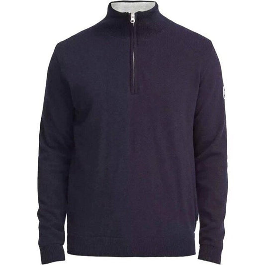 Duncan T Neck 1/4 Zip WP, Dark Navy