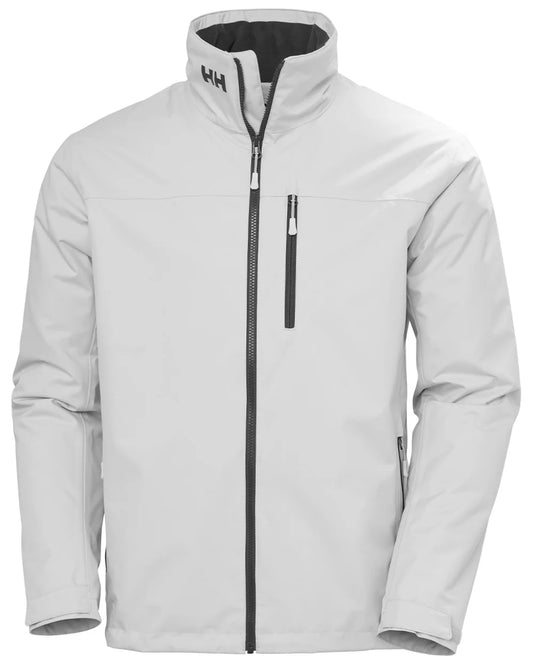 Helly Hansen Mens Crew Midlayer Hooded Jacket, Grey Fog