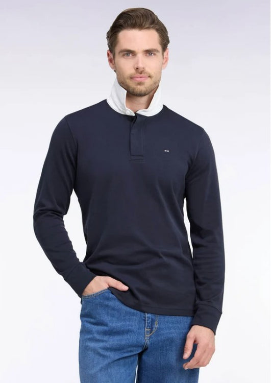 H BLE MAILLOT ML R LOYAUTE Marine