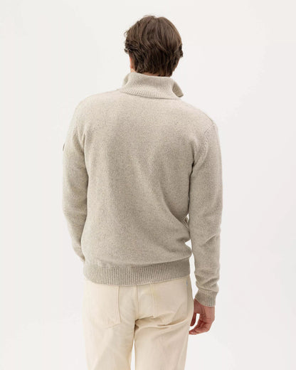 Alvin T Neck 1/4 Zip Windproof, Chai