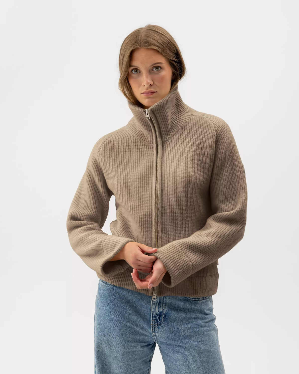 Essie Full Zip WP - Khaki