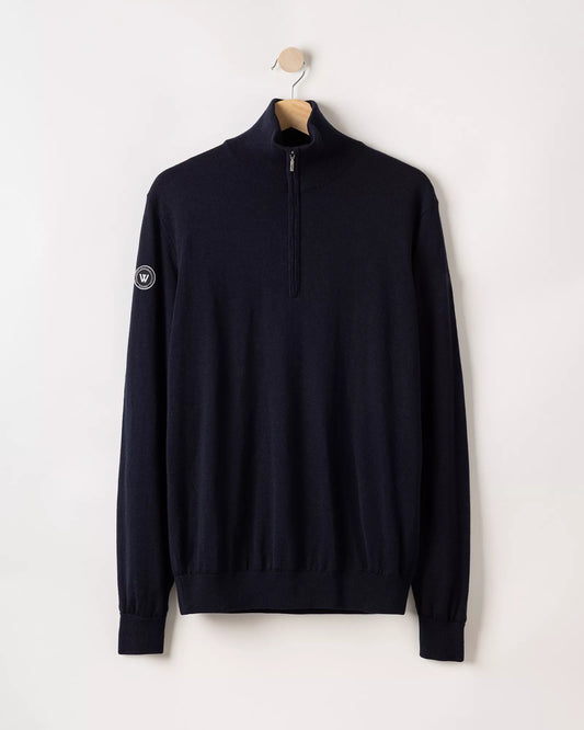 Jasper T Neck 1/4 Zip WP, Dark Navy