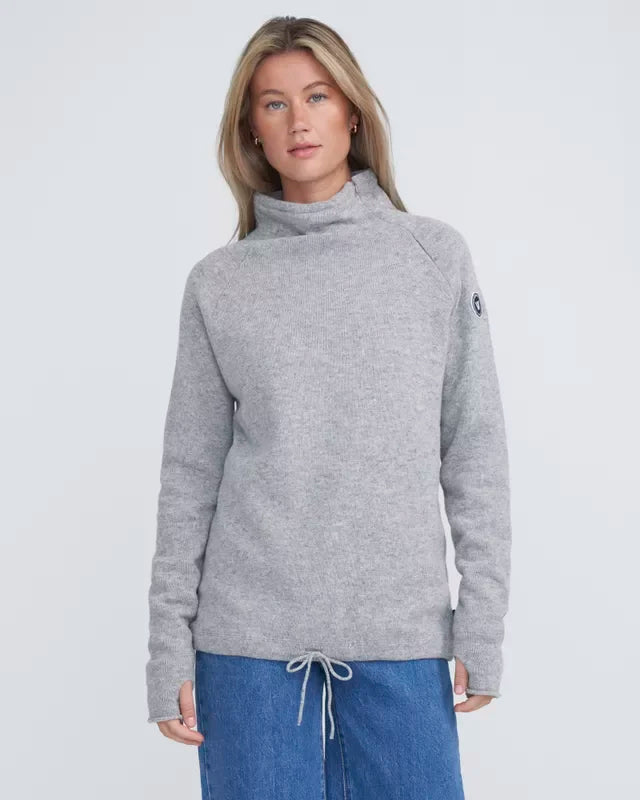 Martina Knitted Windproof, Light Grey