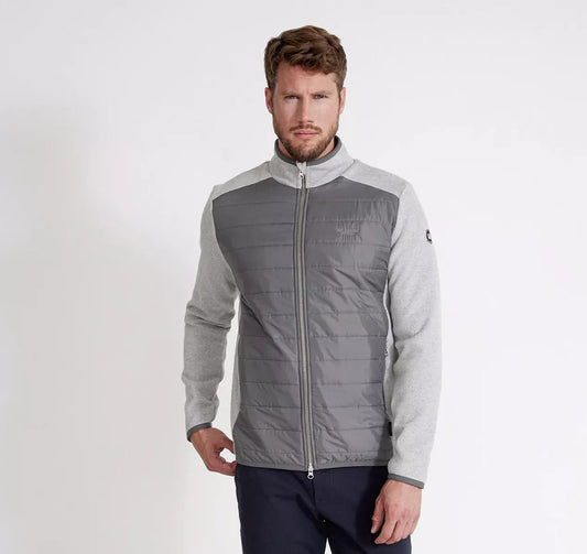 Peder Knitted Windproof Jacket, Light Grey